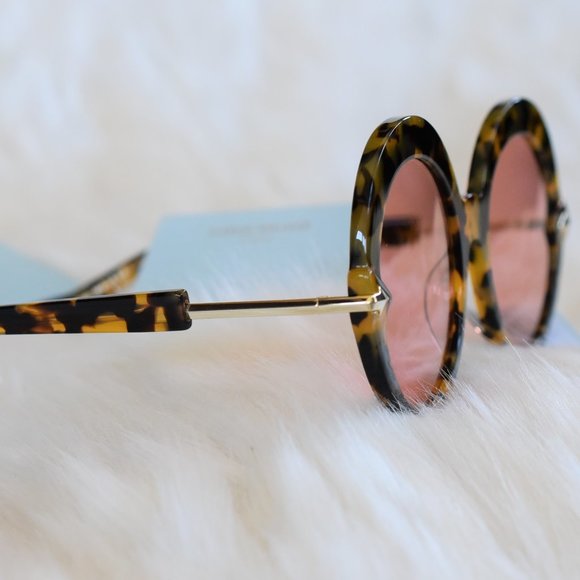 KAREN WALKER ROMANCER TORTOISE SUNGLASSES - Picture 3 of 15